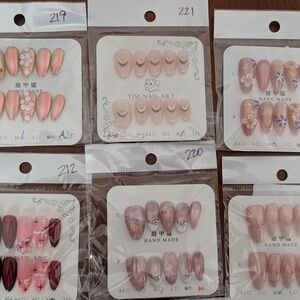 Handmade Press On Nails 6 Sets